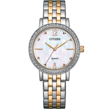 Load image into Gallery viewer, Citizen EL3106-59D Mother of Pearl Two Tone Quartz Ladies Watch