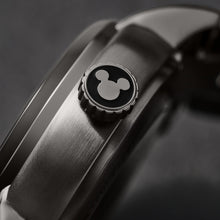 Load image into Gallery viewer, Fossil LE1186 Gunmetal Mickey Heritage Automatic 100th Disney Anniversary
