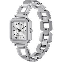 Load image into Gallery viewer, Armani Exchange AX5720 Leila Square Silver Ladies Watch