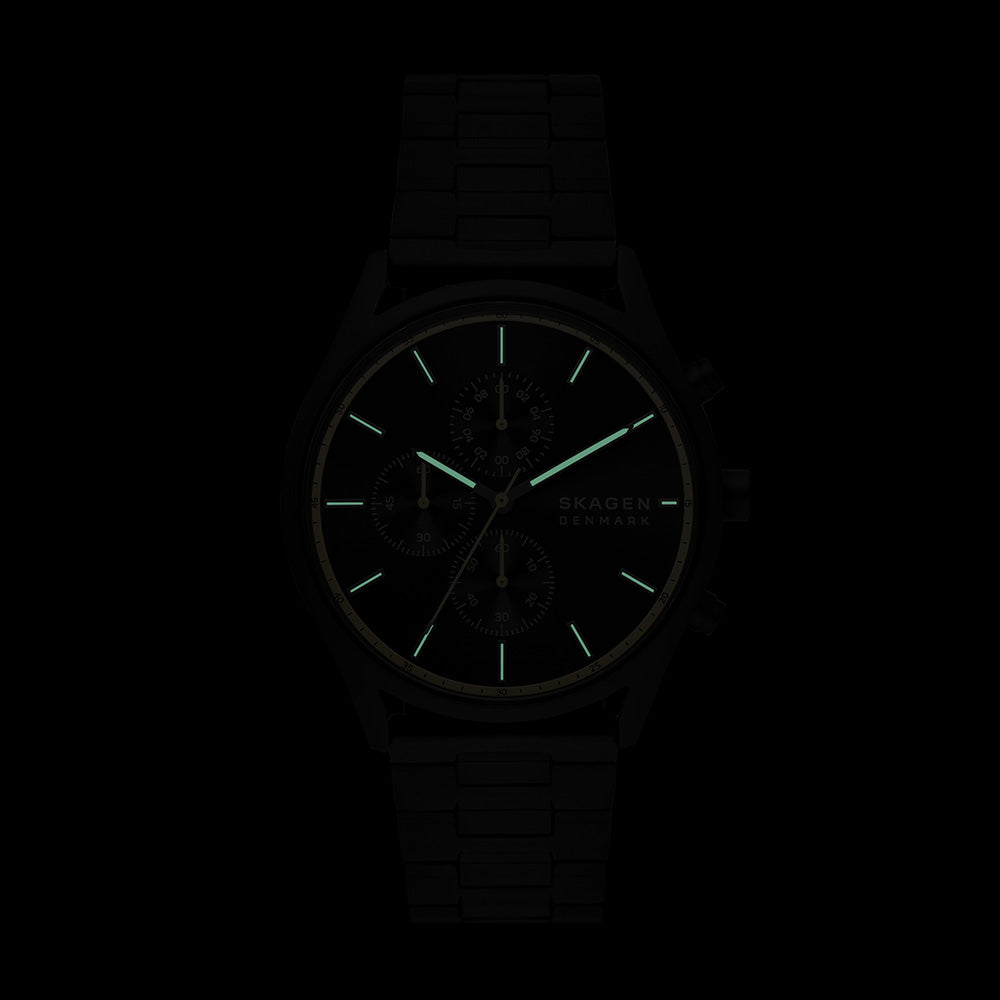 Skagen SKW6910 Holst Black Chronograph Mens Watch Watch Depot