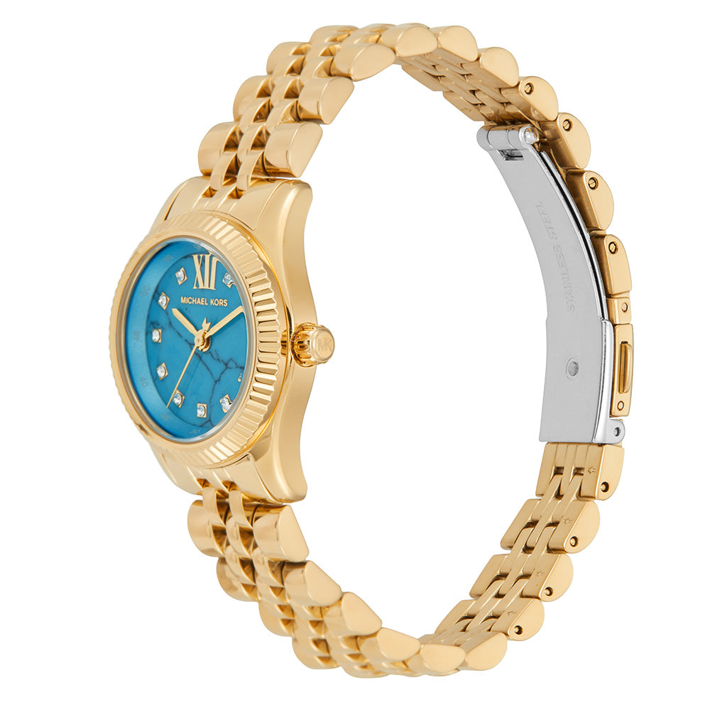 Michael Kors MK4813 Petite Lexington Gold Ladies Watch