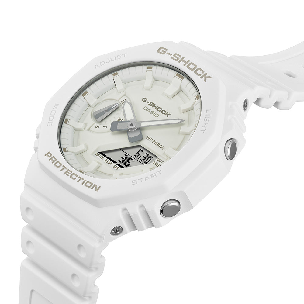 G-Shock GA2100-7A7 One-Tone Gradation White Watch