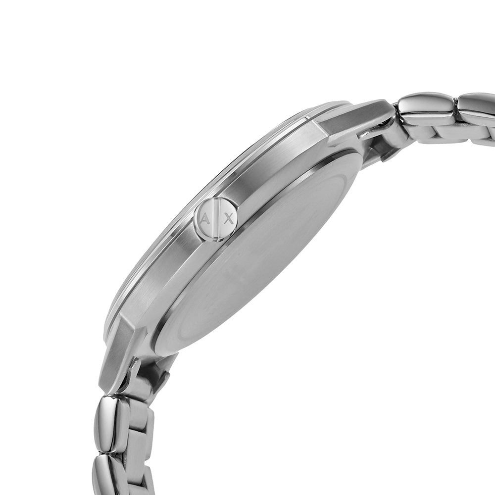 Armani Exchange AX2737 Cayde Silver Tone Mens Watch – Watch Depot
