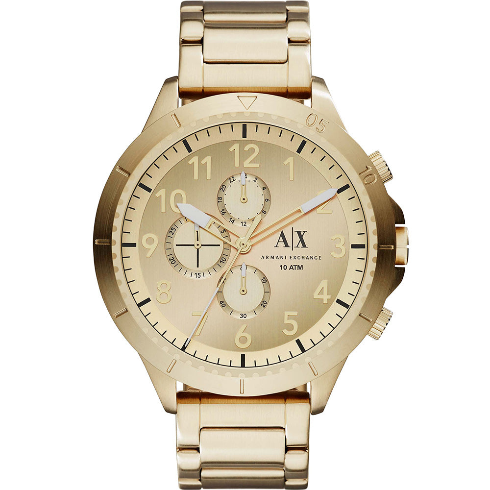Armani Exchange AX1752 Gold Chronograph Mens Watch – Watch Depot