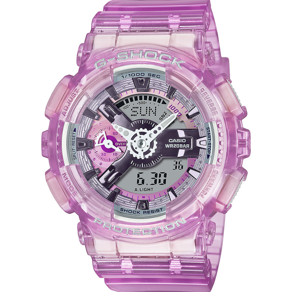 G-Shock GMAS110VW-4A Pink Virtual World Colour Watch
