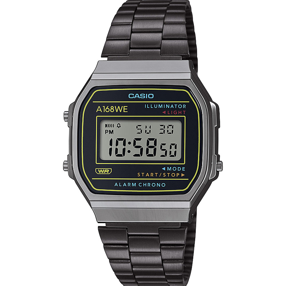 Casio A168WEHB-1A Black Digital Watch