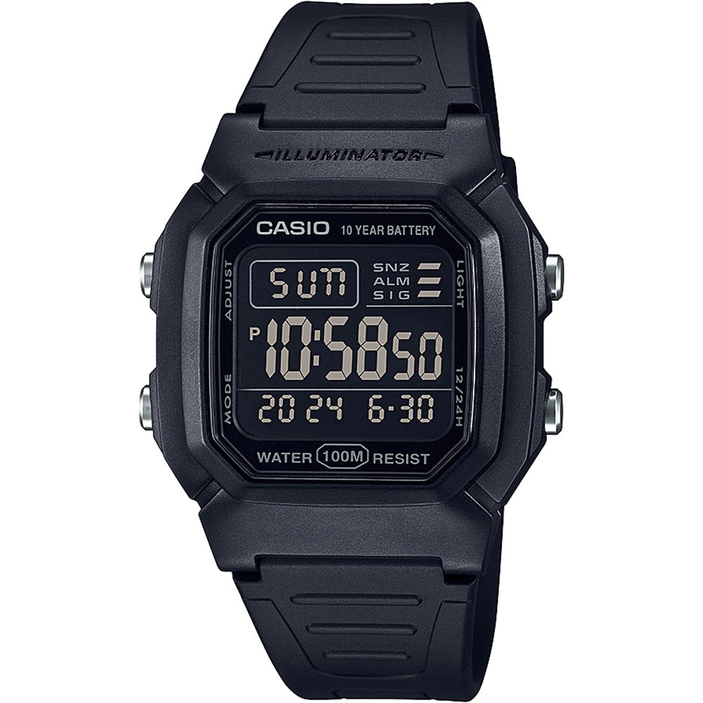 Casio W800H-1B Utility Black Digital Watch