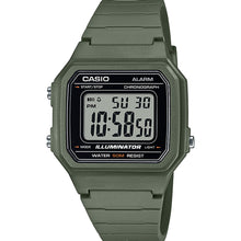 Load image into Gallery viewer, Casio W217H-3A Utility Khaki Green Digital Watch