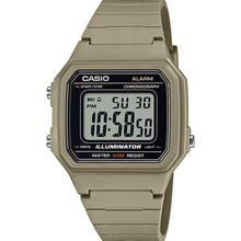 Load image into Gallery viewer, Casio W217H-5A Utility Green Digital Watch