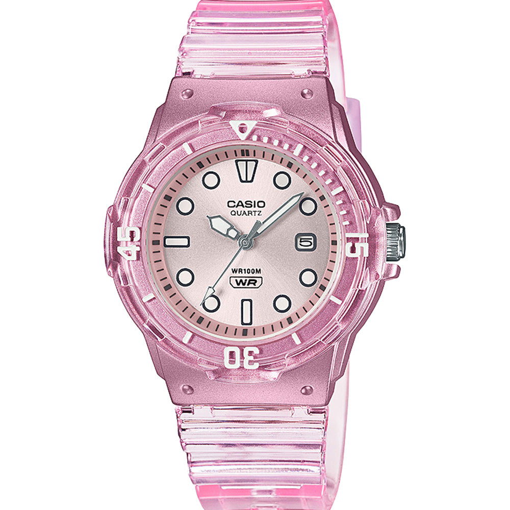 Caso LRW200HS-4E Pink Transparent Watch