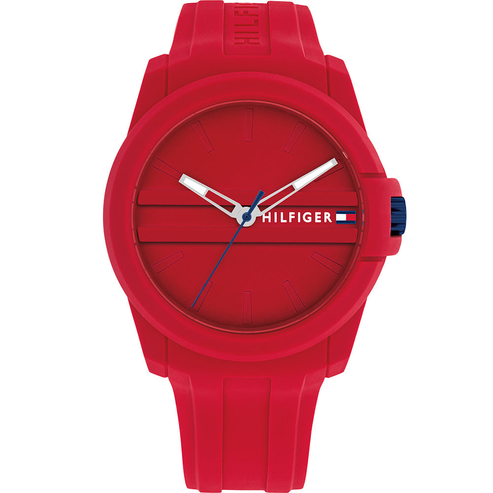 Tommy Hilfiger 1710598 Austin Red Silicone Watch