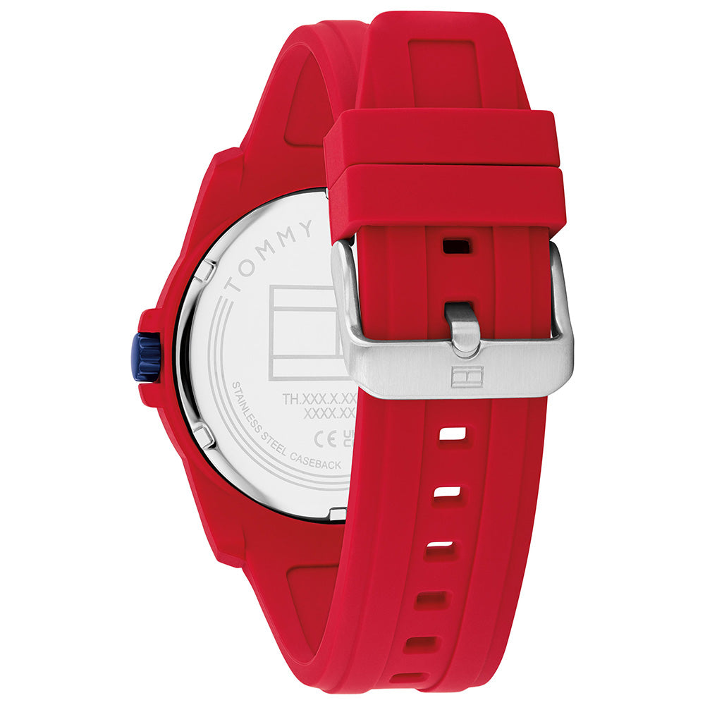 Tommy Hilfiger 1710598 Austin Red Silicone Watch