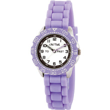 Load image into Gallery viewer, Cactus CAC148M09 Purple Time Teacher Kids Watch