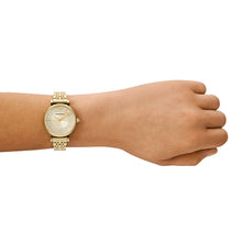 Load image into Gallery viewer, Emporio Armani AR11608 Gianni T-Bar Gold Watch