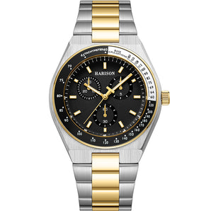Harison Santos Two Tone Stainless Steel Decorative Sun Dials XM574-1