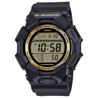 G-Shock Black & Gold GD010GB-1A9 Digital