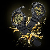 G-Shock Black & Gold GD010GB-1A9 Digital
