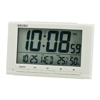 Seiko Digital Alarm Clock QHL090-W
