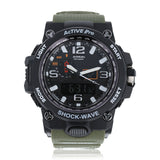 Active Pro 1545D Digital Army Green Sports Watch