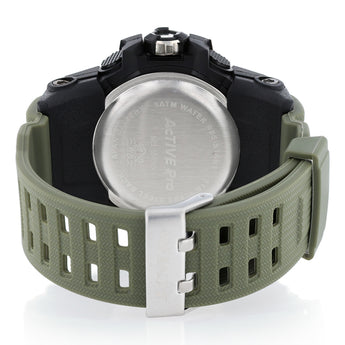 Active Pro 1545D Digital Army Green Sports Watch