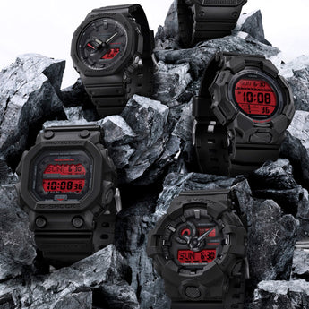 G-Shock Black & Red DW5600BBR-1D