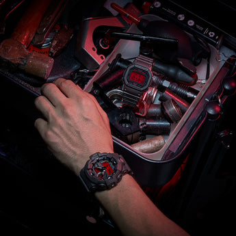G-Shock Black & Red DW5600BBR-1D