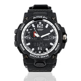 Active Pro 1545D Digital Black Silver Sports Watch
