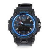 Active Pro 1545D Digital Black Blue Sports Watch