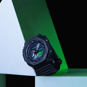 G-Shock Black & Electro Green GAB2100BEG-1A