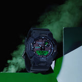 G-Shock Black & Electro Green GAB010BEG-1A