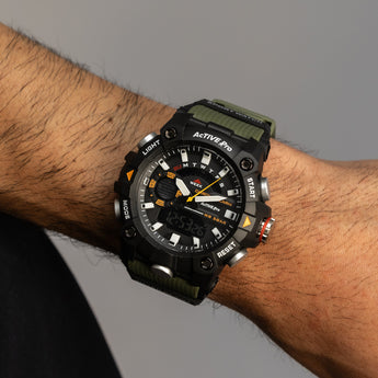 Active Pro Digital 8040 Army Green Sports Watch