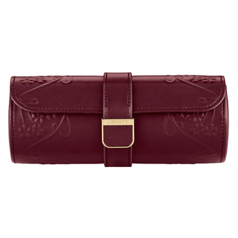 x Liberty Triple Watch Roll - Burgundy