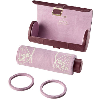 x Liberty Triple Watch Roll - Burgundy