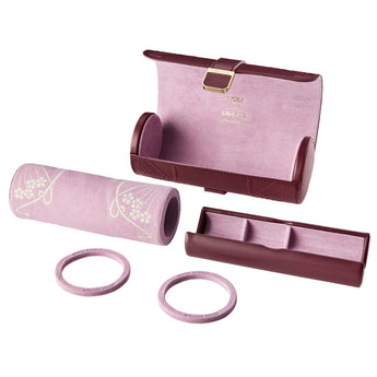 x Liberty Triple Watch Roll - Burgundy