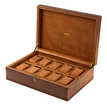 Brogue 10 Piece Watch Box