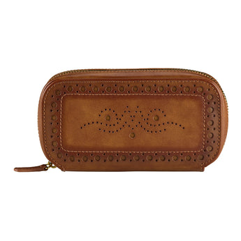 Brogue Double Watch Zip Pouch