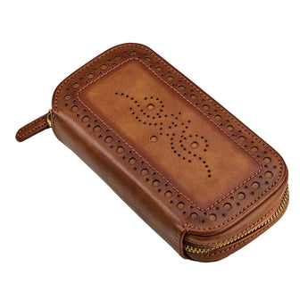 Brogue Double Watch Zip Pouch