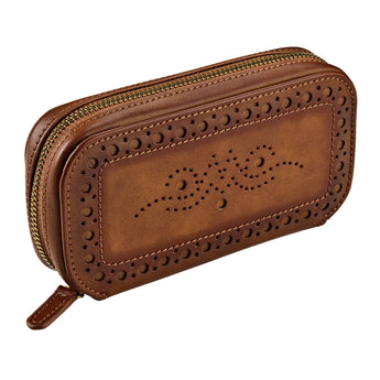 Brogue Double Watch Zip Pouch