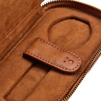Brogue Double Watch Zip Pouch