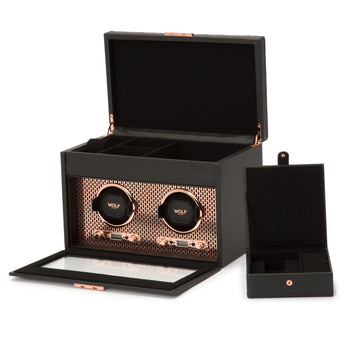 Axis Double Winder with Storage Copper Plated