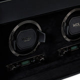 British Racing Double Watch Winder with Storage Black