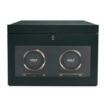Brit Racing Green Double Watch Winder