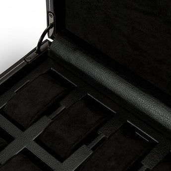 British Racing Black 8 Piece Watch Box Black