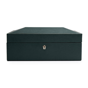 British Racing Green 8 Pc Watch Box
