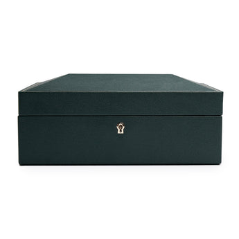 British Racing Green 8 Pc Watch Box