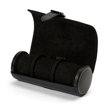 British Racing Triple Watch Roll Black
