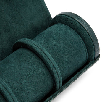 British Racing Green Triple Watch Roll