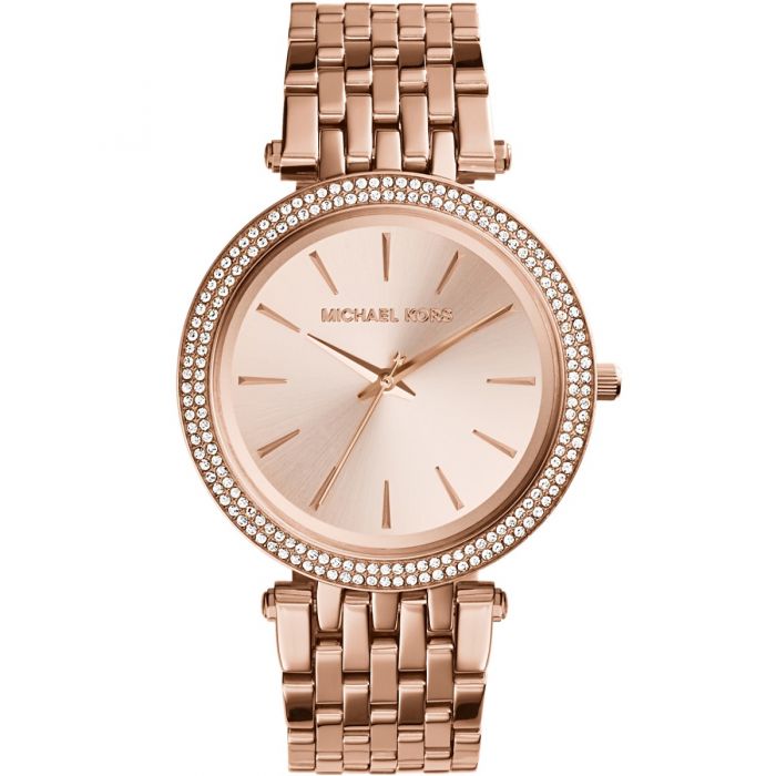 Michael kors silvertone deals darci watch
