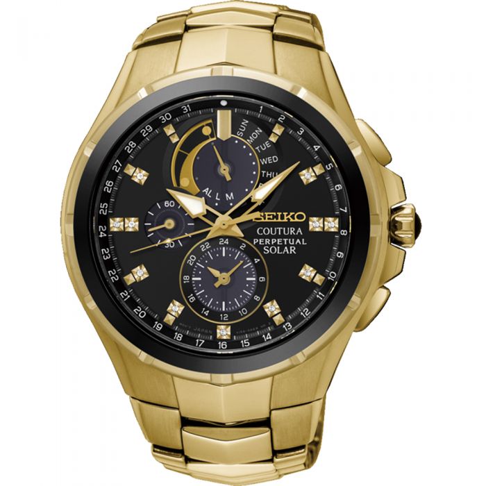 Seiko SSC572P Coutura Solar Perpetual Watch