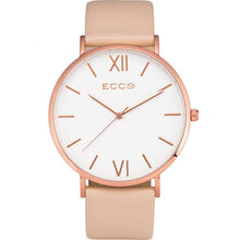 Load image into Gallery viewer, Ellis &amp; Co Madison Rose Gold Tone Nude Strap 41mm Watch